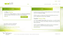 Tablet Screenshot of ecobill.com
